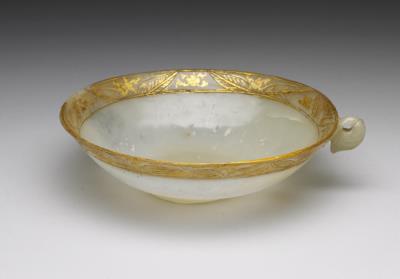 图片[2]-Jade bowl with single handle. India-China Archive